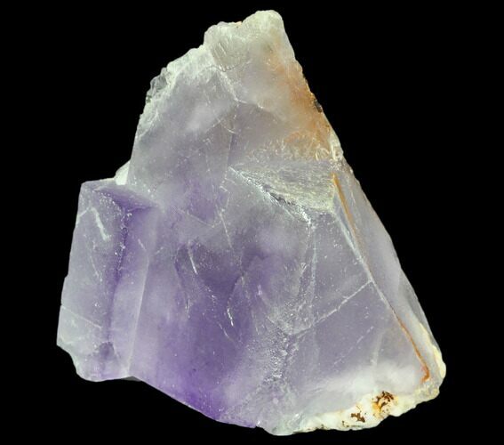 Lustrous Purple Cubic Fluorite Crystal - Morocco #80305